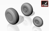 Armory ARAW48306 Douglas A-20A Boston wheels, early 1/48