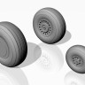 Armory ARAW48306 Douglas A-20A Boston wheels, early 1/48