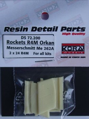 Kora Model DS72200 Rockets R4M Orkan Me 262A (2x 24 pcs.) 1/72