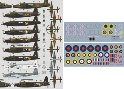 Dk Decals 72063 Wellington in RAF/SAAF (10x camo) Part 1 1/72
