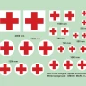 4+ Publications DMS08 Decals Red Cross Circular & Square Insignia 1/144