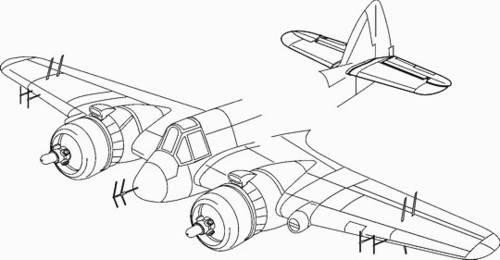 CMK 4118 Beaufighter Mk. I.F. - conversion set for TAM 1/48
