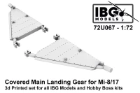 IBG Models U7267 Covered Main Landing Gear Mi-8/17 (3D-Print.) 1/72