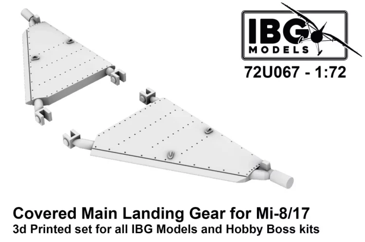 IBG Models U7267 Covered Main Landing Gear Mi-8/17 (3D-Print.) 1/72