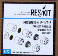 Reskit RSU72-0027 Mitsubishi F-1/T-2 exhaust nozzles (PLATZ) 1/72