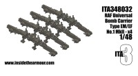 Inside the Armour ITA348032 RAF Universal Bomb Carrier Type EM/EF No.1 Mk.II x 4 1/48