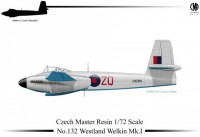 CZECHMASTER CMR-72132 1/72 Westland Welkin Mk.1