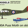 Aviprint Decals 72017 1/72 DH.80A Puss Moth on skis (2x camo)
