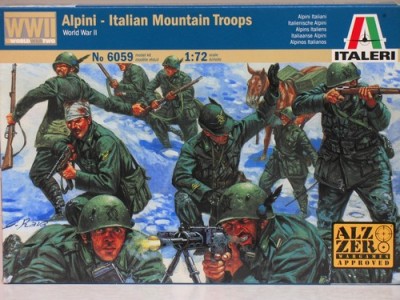 Italeri 06059 Солдаты Italian Mountain Troops &quot;Alpini&quot; 1/72