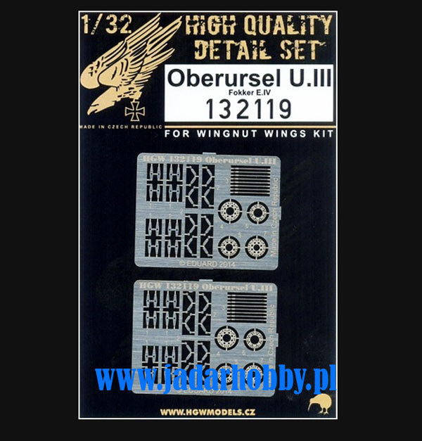 HGW 132119 Oberursel U.III (Fokker E.IV) - detail set (1/32 1/32