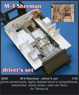CMK 3026 M4 Sherman - driver's set for TAM 1/35
