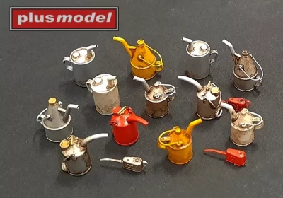 Plusmodel DP3028 Oil canisters (3D Print) 1/35
