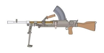CMK B35070 Bren Mk. I-British WW II 7,7 light machine gun 1/35