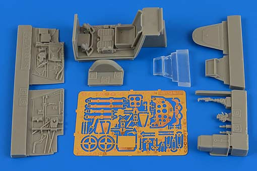Aires 4685 Bf 109G-6 (late) cockpit set 1/48