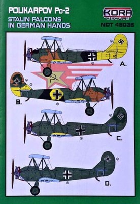 Kora Model NDT48036 Polikarpov Po-2 in German hands декали 1/48