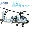 Quinta studio QD35090 AH-64A (Academy) 3D Декаль интерьера кабины 1/35