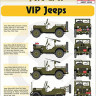 Hm Decals HMDT35039 1/35 Decals Jeep Willys MB/Ford GPW VIP Jeeps 2