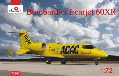 Amodel 72360 Bombardier learjet 60xr ADAC 1\72