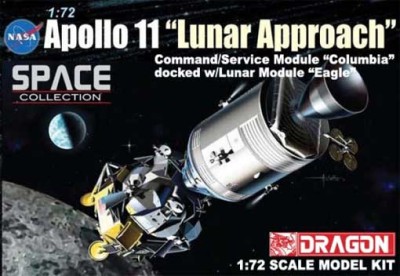 Dragon 11001 &quot;Lunar Approach&quot; - Apollo 11 (CSM &quot;Columbia&quot; w/doked LM &quot;Eagle&quot;) 1/72
