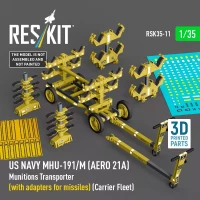 Reskit R35011 MHU-191/M Munit.Transp.(w/ adapters missiles) 1/35