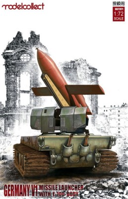 Modelcollect UA72071 German V1 Missile Launcher with E-100 Body 1/72