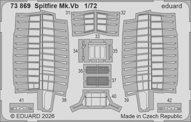 Eduard 73869 SET Spitfire Mk.Vb (IBG) 1/72