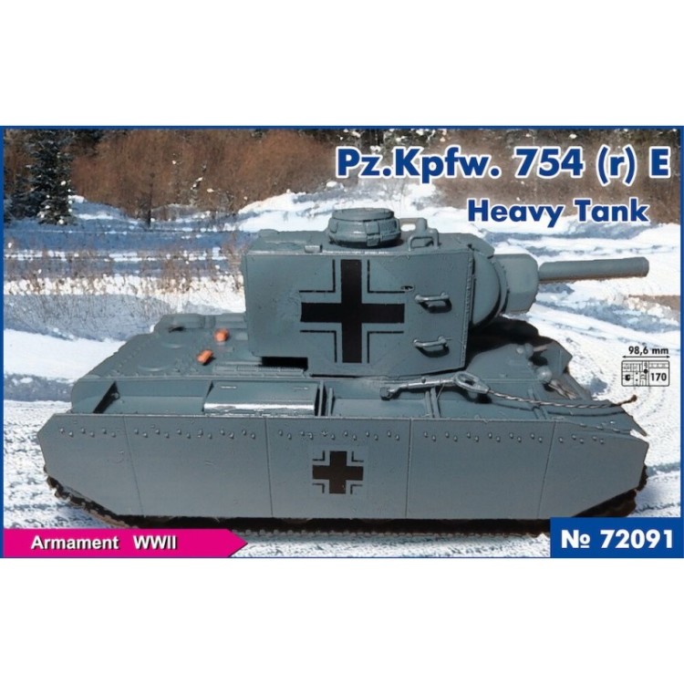 PST 72091 Pz.Kpfw.754(r)E 1/72
