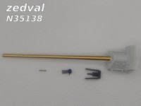 Zedval N35138 Набор деталей для Т-34-57 с пушкой ЗиС-4 с бронемаской 1/35