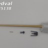 Zedval N35138 Набор деталей для Т-34-57 с пушкой ЗиС-4 с бронемаской 1/35