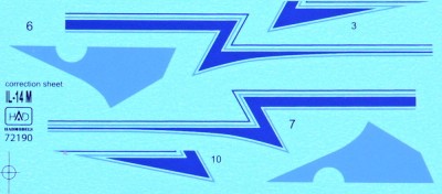 HAD 72190 Decal Ilyushin IL-14M Hungarian Air Transport 1/72