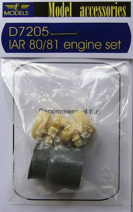 LF Model D7205 IAR 80/81 Engine set (PARC, A-MODEL) 1/72