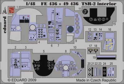 Eduard FE436 TSR-2 interior S.A. AIR