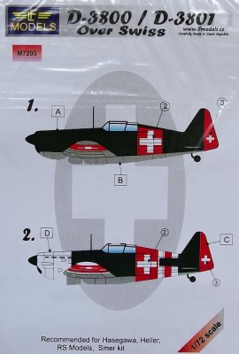 LF Model M7203 Mask D-3800/D-3801 over Swiss (HAS/HELL/RS) 1/72