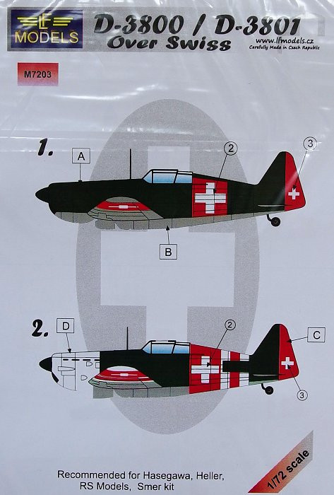 LF Model M7203 Mask D-3800/D-3801 over Swiss (HAS/HELL/RS) 1/72