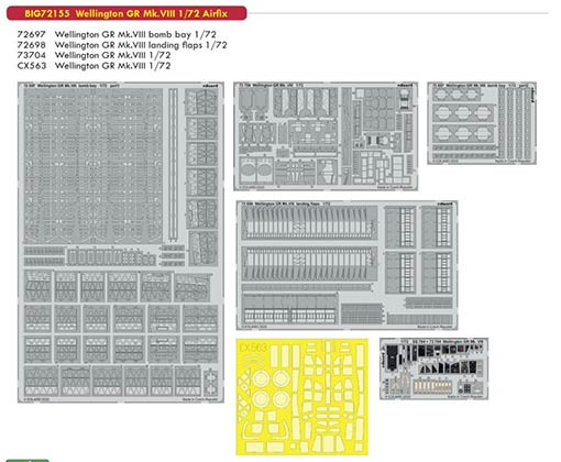 Eduard BIG72155 1/72 Wellington GR Mk.VIII (AIR)