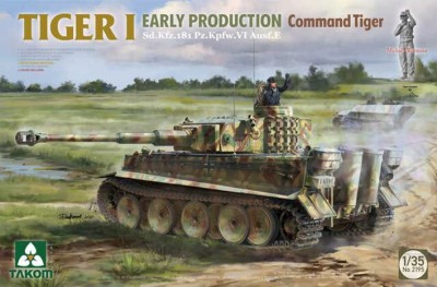 Takom 2195 Немецкий тяжёлый танк Sd. Kfz.181 Pz.Kpfw.VI Ausf.E Command Tiger 1/35