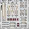 Eduard FE1181 B-17F seatbelts STEEL (HKM) 1/48