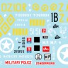 Star Decals 35-C1077 Firefly, Stuart, Halftrack, Willys Jeep, Staghound. Polish Tanks in Italy 1943-45. 2nd Armoured Bde, 2nd Warsawska Div. (was Bison decal 35049) 1/35