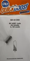 Quickboost 32359 Bf 109F - late air intake (HAS) 1/32