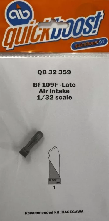 Quickboost 32359 Bf 109F - late air intake (HAS) 1/32