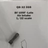 Quickboost 32359 Bf 109F - late air intake (HAS) 1/32