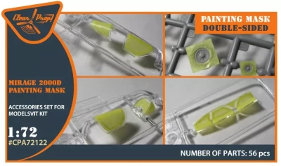 Clear Prop CPA72122 Mirage 2000D double-sided paint.mask (MSVIT) 1/72