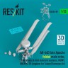 Reskit RSU35-089 AH-64D late Apache folded main rotor set 1/35