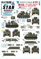 Star Decals 35-C1440 US M113 in Vietnam # 2.M113A1 ACAV. 1 Bn / 50th (Mech) Infantry 1/35