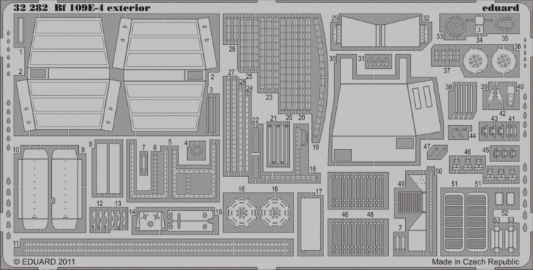 Eduard 32282 Bf 109E-4 exterior