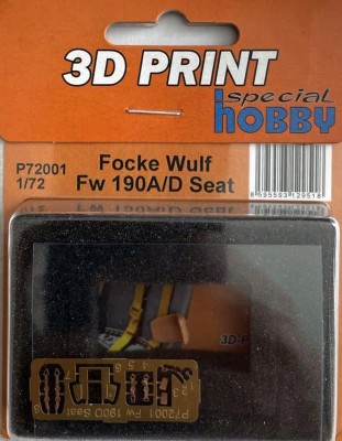 CMK P72001 Seat for Focke Wulf Fw 190A/D 1/72