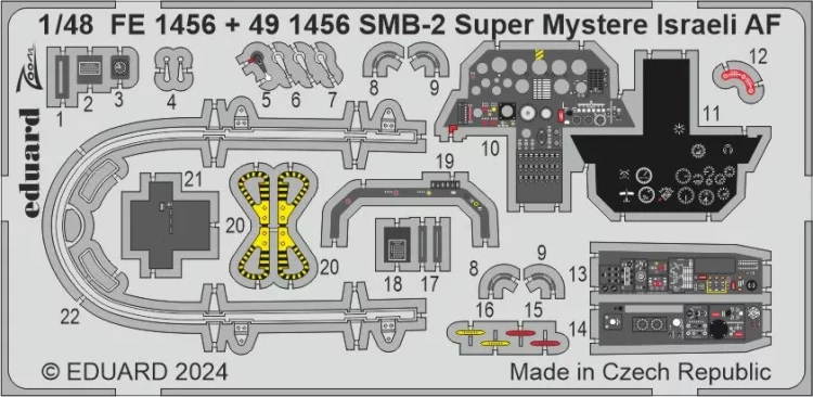 Eduard FE1456 SMB-2 Super Mystere Israeli AF (SP.HOB.) 1/48