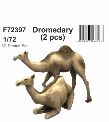 CMK F72397 Dromedary, 2 pcs. (3D-Print) 1/72