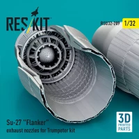 Reskit U32209 Su-27 'Flanker' exh.nozzles (TRUMP) 1/32