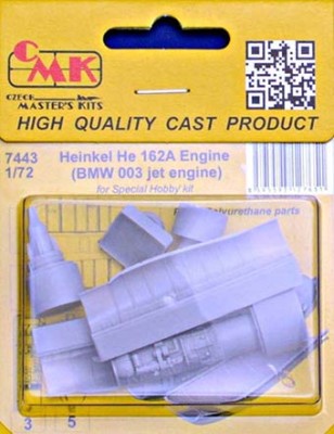 CMK 7443 Heinkel He 162A Engine (BMW 003) 1/72